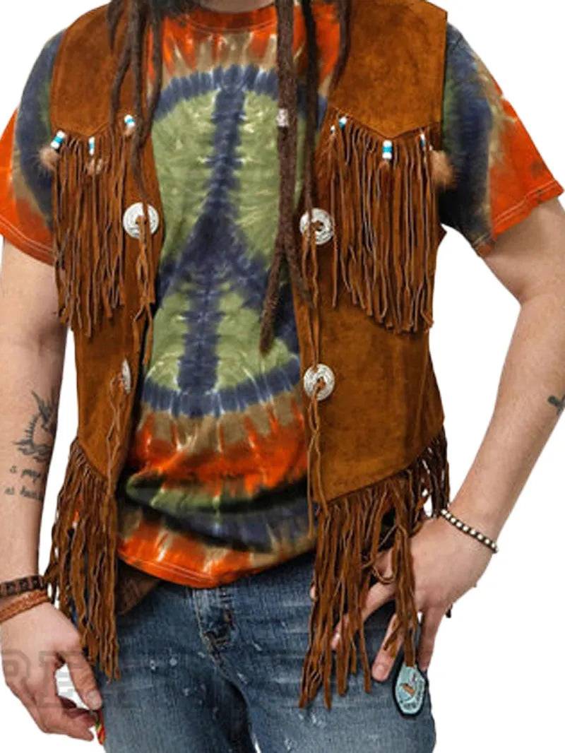 Leather Fringe Vest image 3