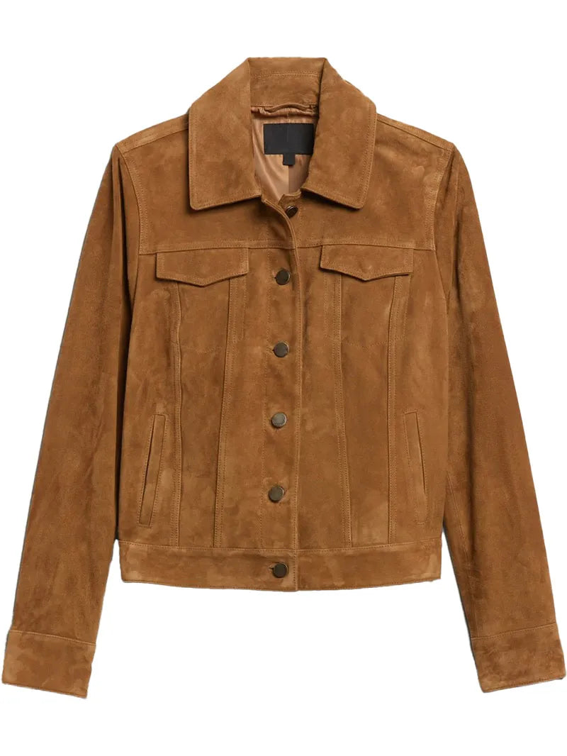 Suede Trucker Jacket for Women image 3