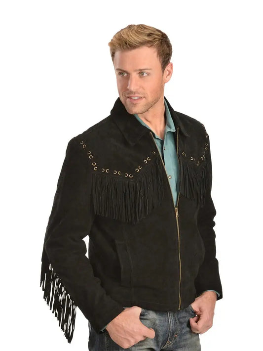 Scully Boar Suede Fringe Jacket image 0