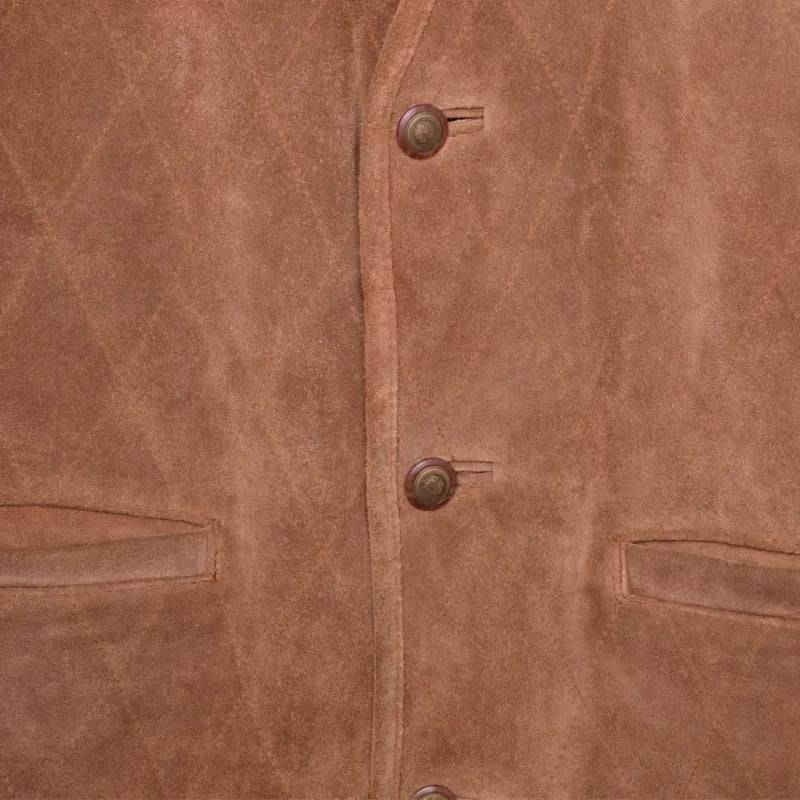 Quilted Suede Vest image 1