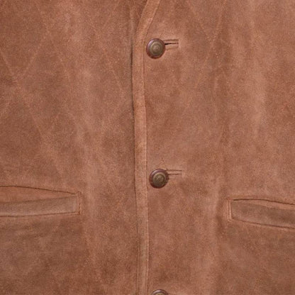 Quilted Suede Vest image 1