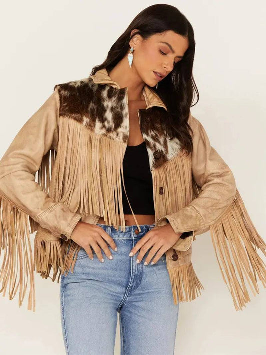 Cowhide Frontier Fringe Jacket image 0