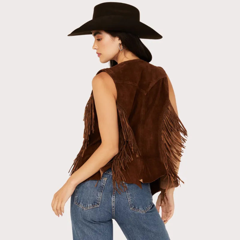 Scully Women's Suede Vest image 3