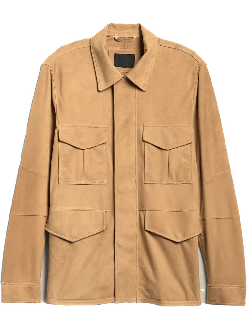 Mens Suede Leather Jacket image 3