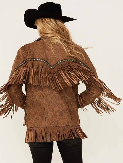 Double D Ranch Women's Boring The Devil Fringe Jacket image 2