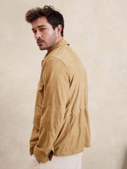 Mens Suede Leather Jacket image 2