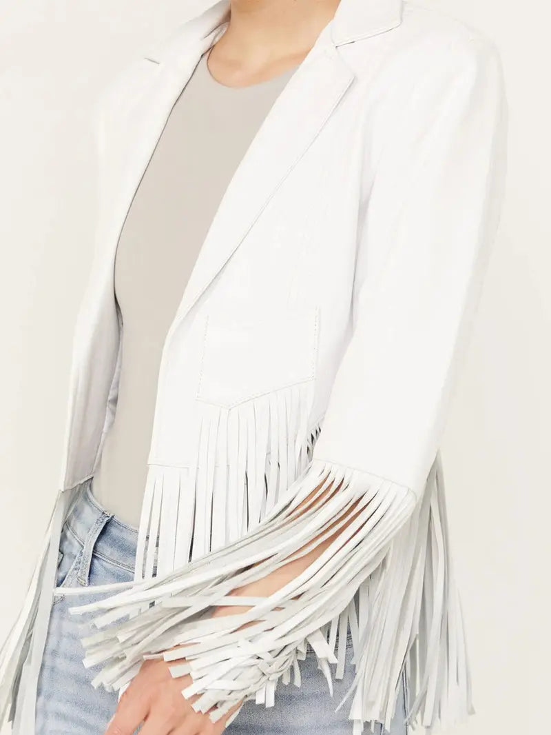 Cripple Creek Women's Cropped Fringe Jacket image 2