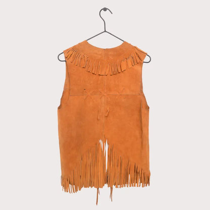 1970s Fringe Suede Vest image 1