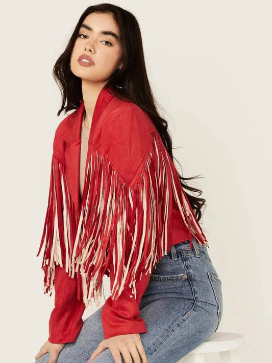 Saints & Hearts Women's Fringe Jacket image 0