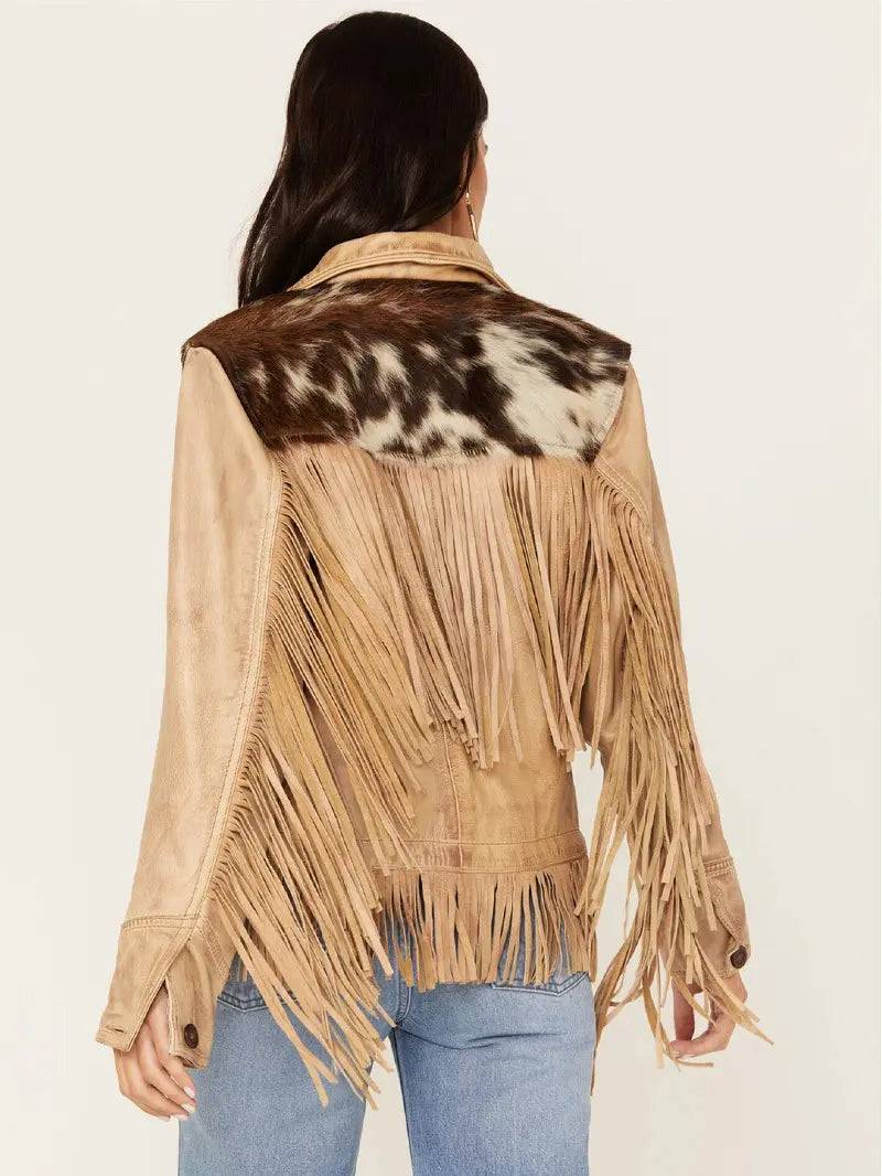 Cowhide Frontier Fringe Jacket image 2