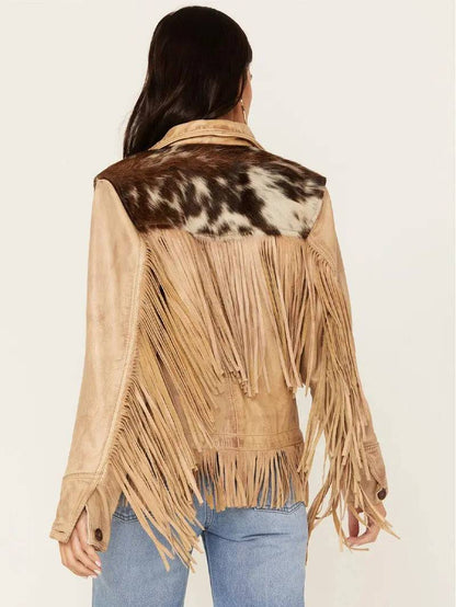Cowhide Frontier Fringe Jacket image 2