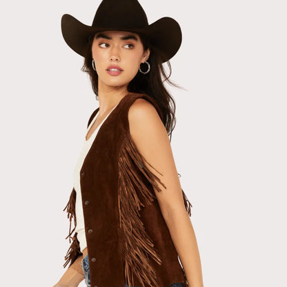 Scully Women's Suede Vest image 1