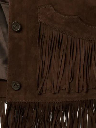 Lamb Suede Fringed Jacket