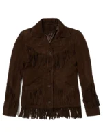 Lamb Suede Fringed Jacket