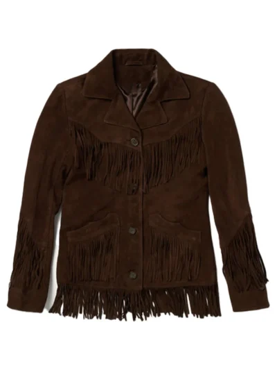 Lamb Suede Fringed Jacket