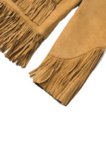 Fringe suede jacket