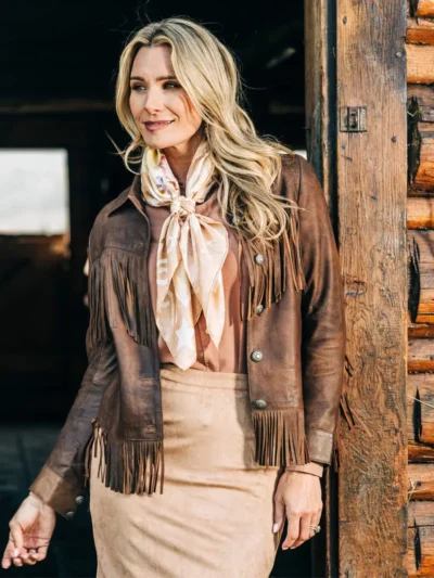 Lea Fringe Leather Jacket - thecreativeleahter.com