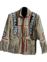 Genuine Fringe Leather Jacket - creative leather