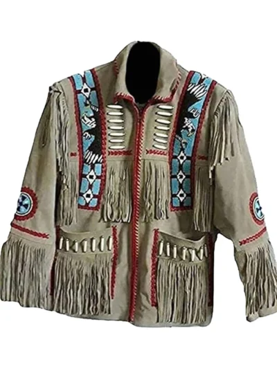 Genuine Fringe Leather Jacket - creative leather