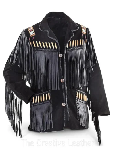 Black Suede Leather Jacket - creative leather