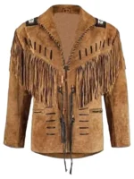 Real Suede Western Style Leather Jacket for Sale - the creative leather