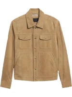 Trucker Leather Jacket - Suede Trucker Jacket