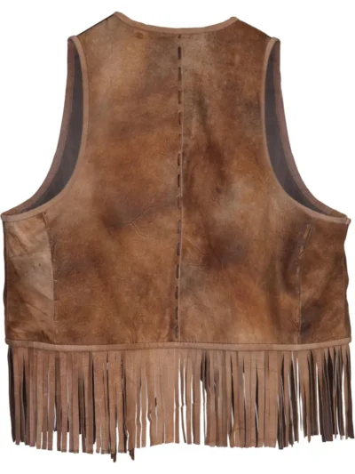 Vintage 100% Genuine Ladies Leather Vest (3)