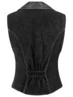 Women Vintage Suede Western Leather Vest
