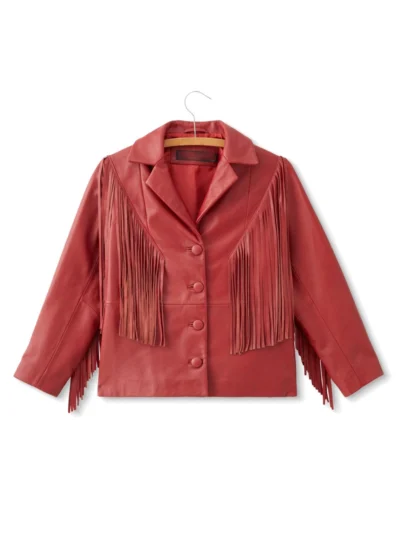 Womens Fringe Leather Jacket