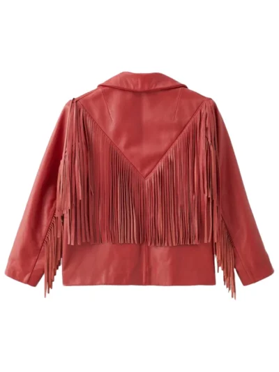 Womens Fringe Leather Jacket