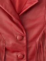 Womens Fringe Leather Jacket