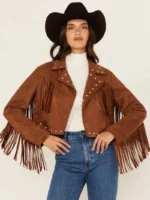 26 International Women's Suede Fringe Jacket