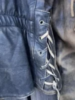 90s Vintage Fringe Leather Jacket for Men (12)