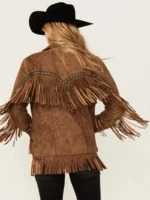 Women Fringe Leather Jacket