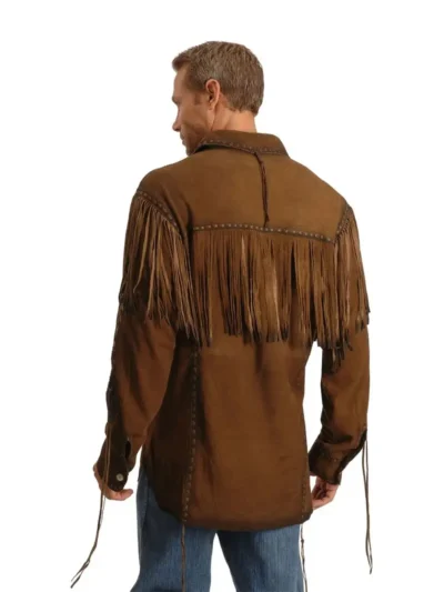 Kobler Cheval Suede Leather Shirt (3)