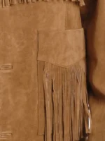 western fringe jacket - fringe leather jacket
