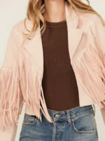Saints Womens Fringe Jacket