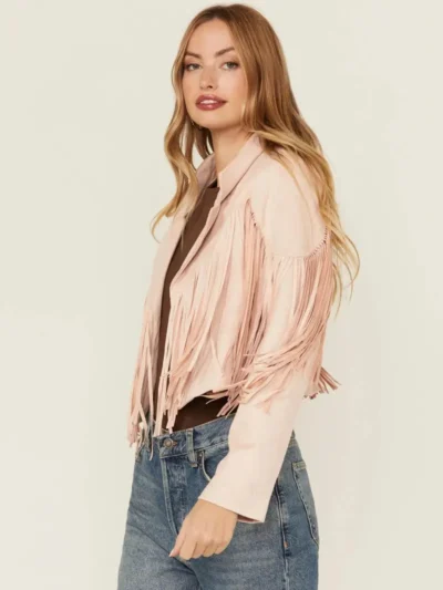 Saints Womens Fringe Jacket