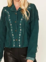 Shyanne Women's Suede Fringe Jacket
