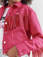 Womens Barbie Fringe Jacket
